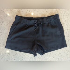 Lululemon On The Fly Black Shorts - Size 12